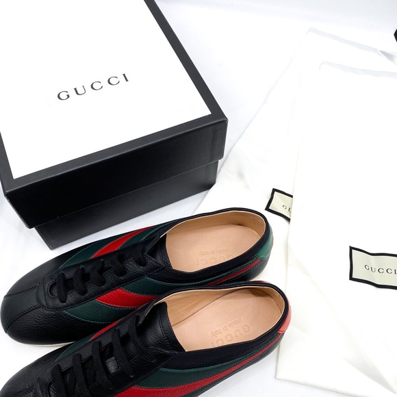 GUCCI Falacer Hebron Sneaker Black Men 8 US 483266 - Picture 16 of 16